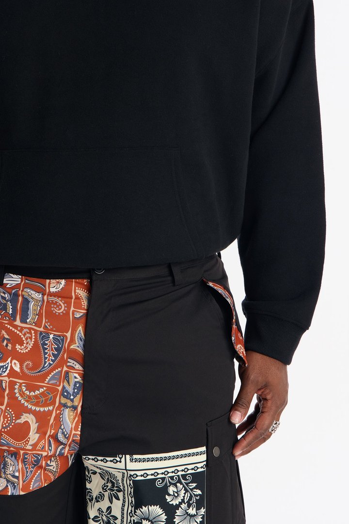 Relaxed Bowery Remix Short - Black