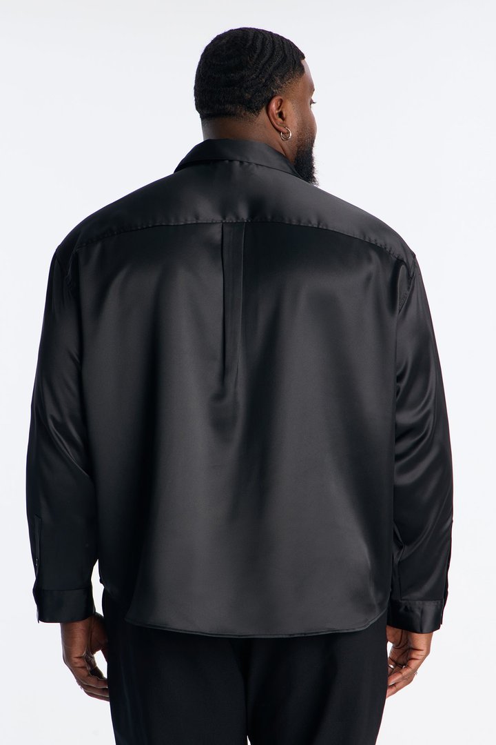 Relaxed Luxe Lumina Easy Flow Shirt - Black