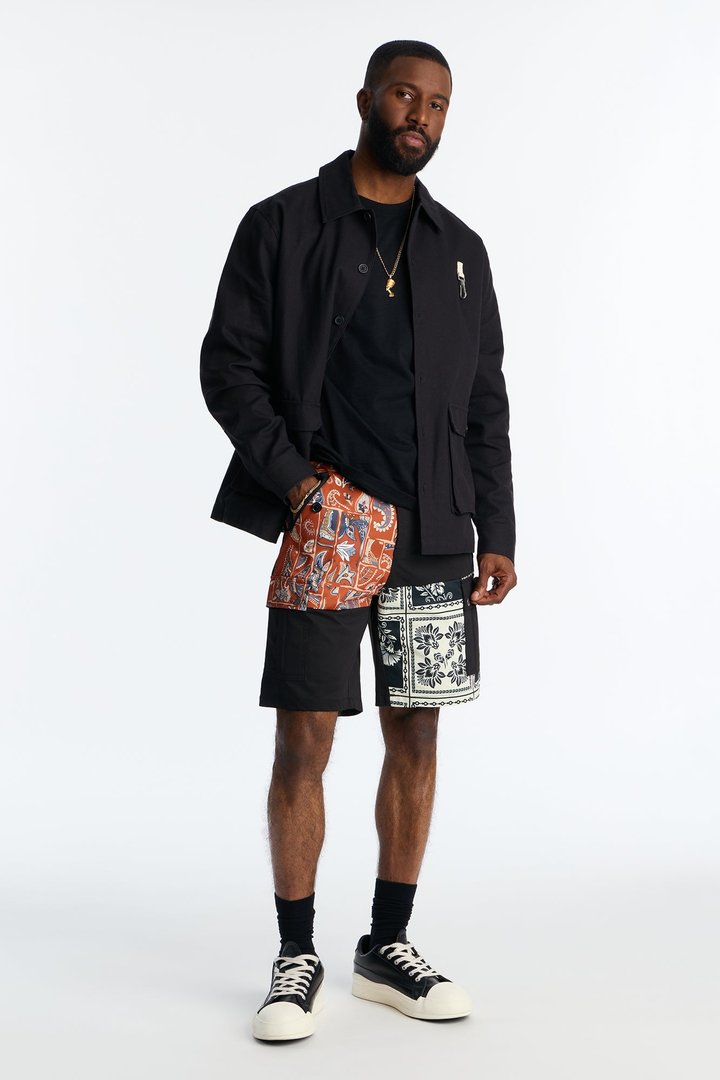 Relaxed Bowery Remix Short - Black