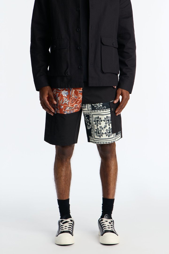 Relaxed Bowery Remix Short - Black