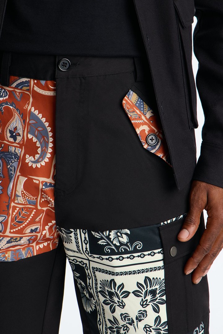Relaxed Bowery Remix Short - Black