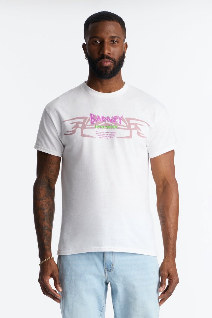 Barney And Friends Short Sleeve Tee - White