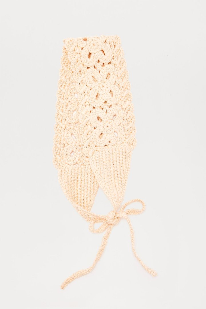 Crochet Headband - Beige