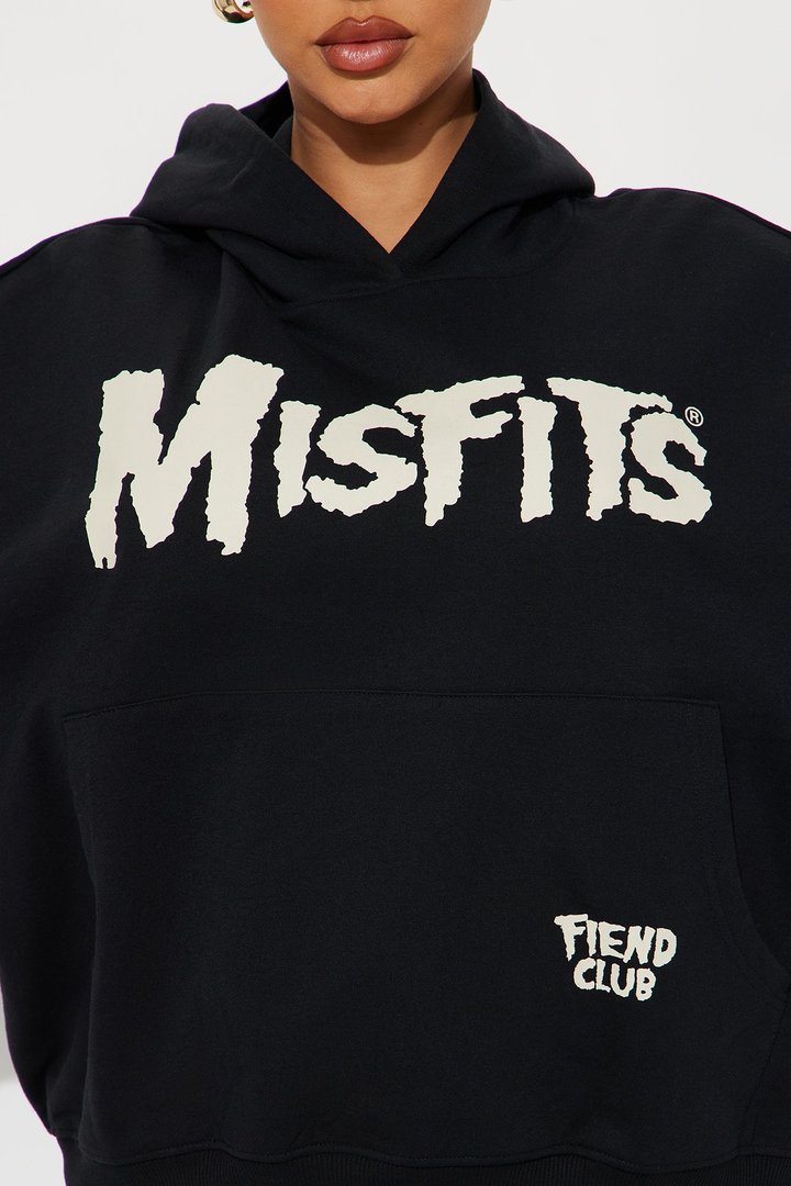 Misfits Skull Hoodie - Black