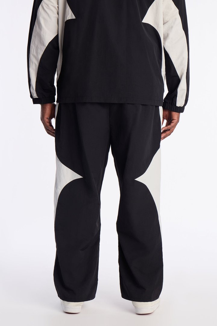 Straight Aura Coded Track Pant - Black