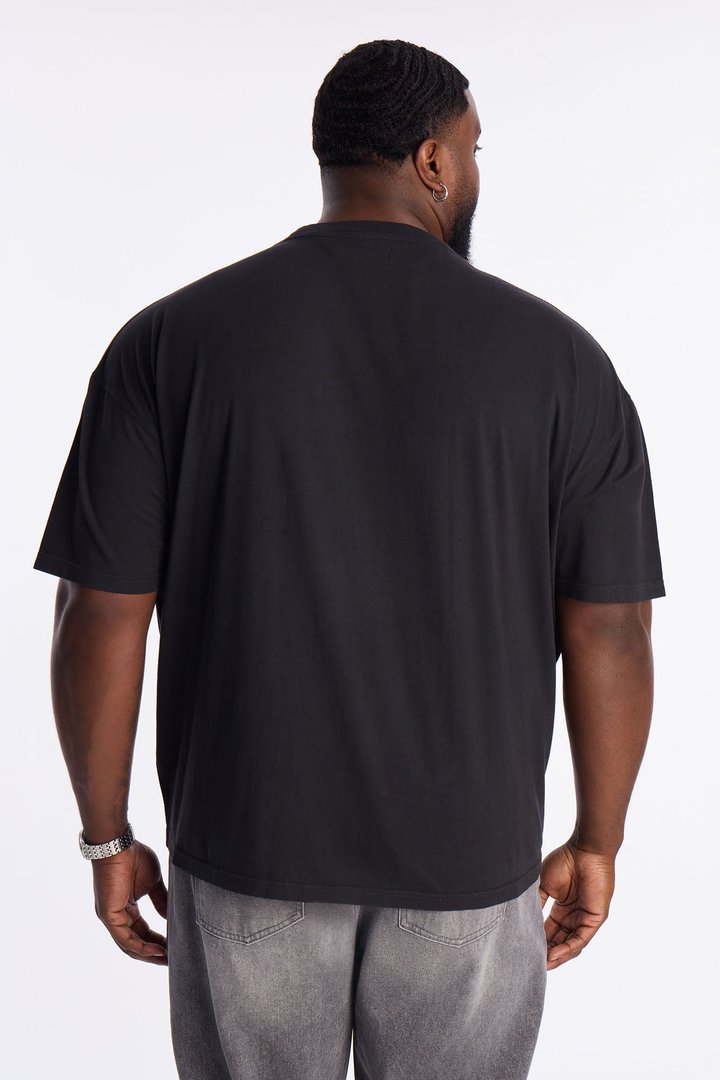 Infamous Team Oversized Short Sleeve Tee - Black Wash