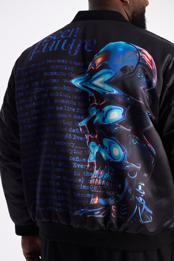 Retrofuture Street Bomber Jacket - Black