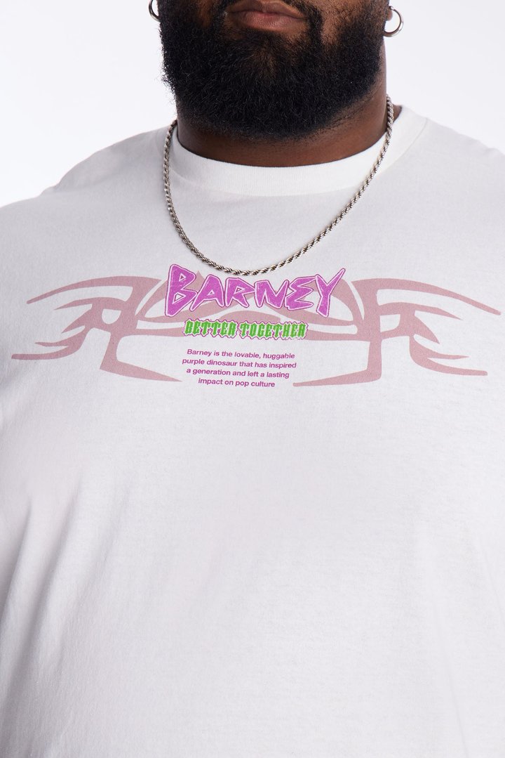 Barney And Friends Short Sleeve Tee - White