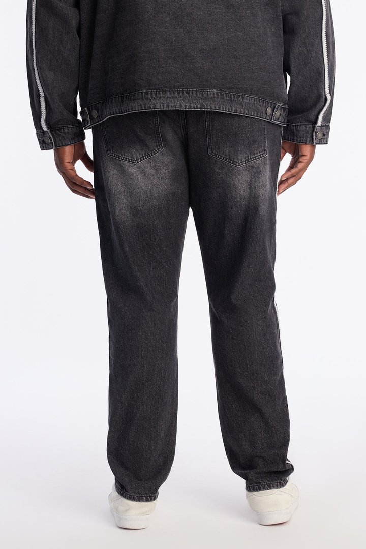 Slim Crochet Jean - Black Wash