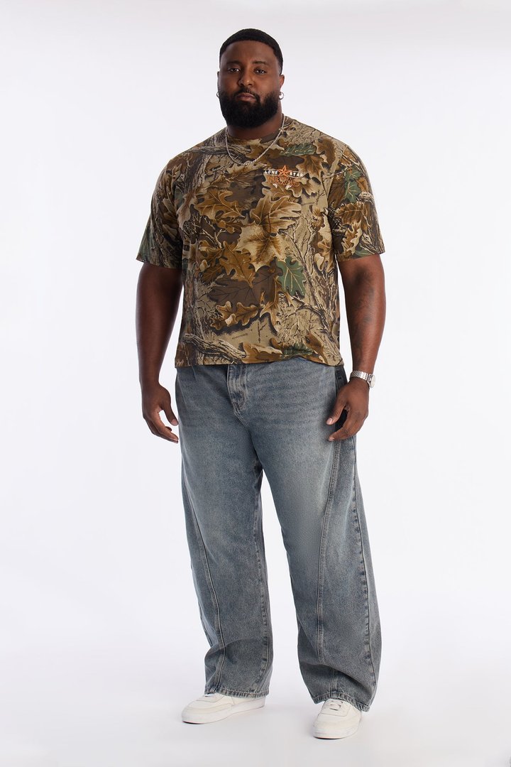 Lone Star Brewery Short Sleeve Tee - Camouflage