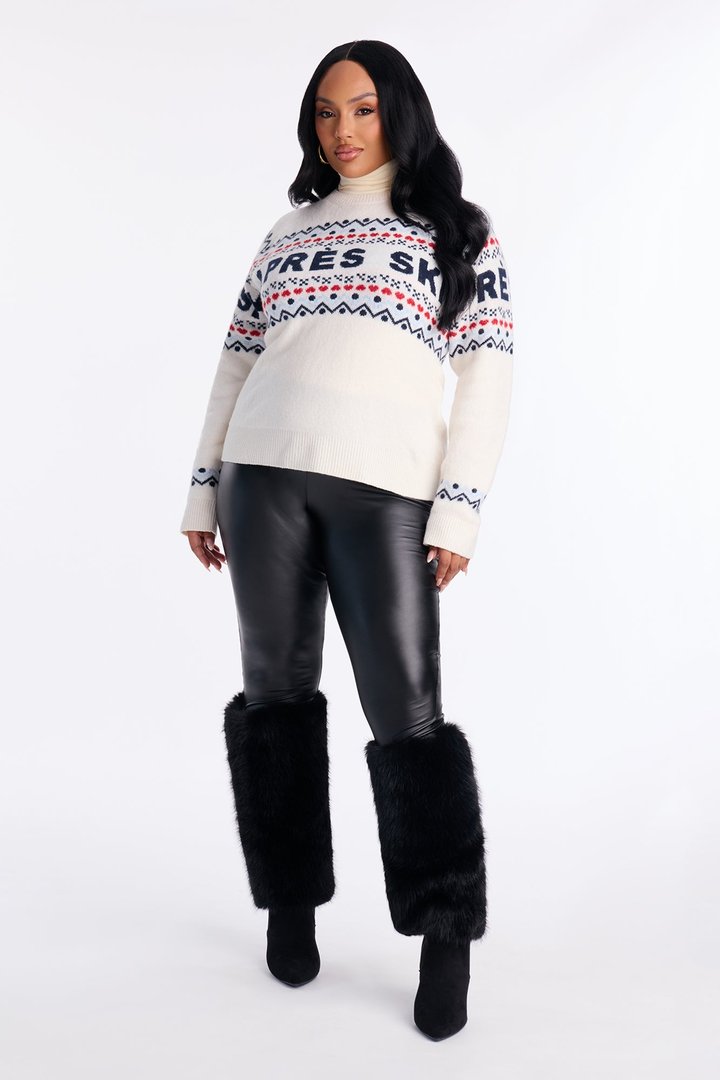 Ski Après Fair Isle Sweater - Ivory/combo