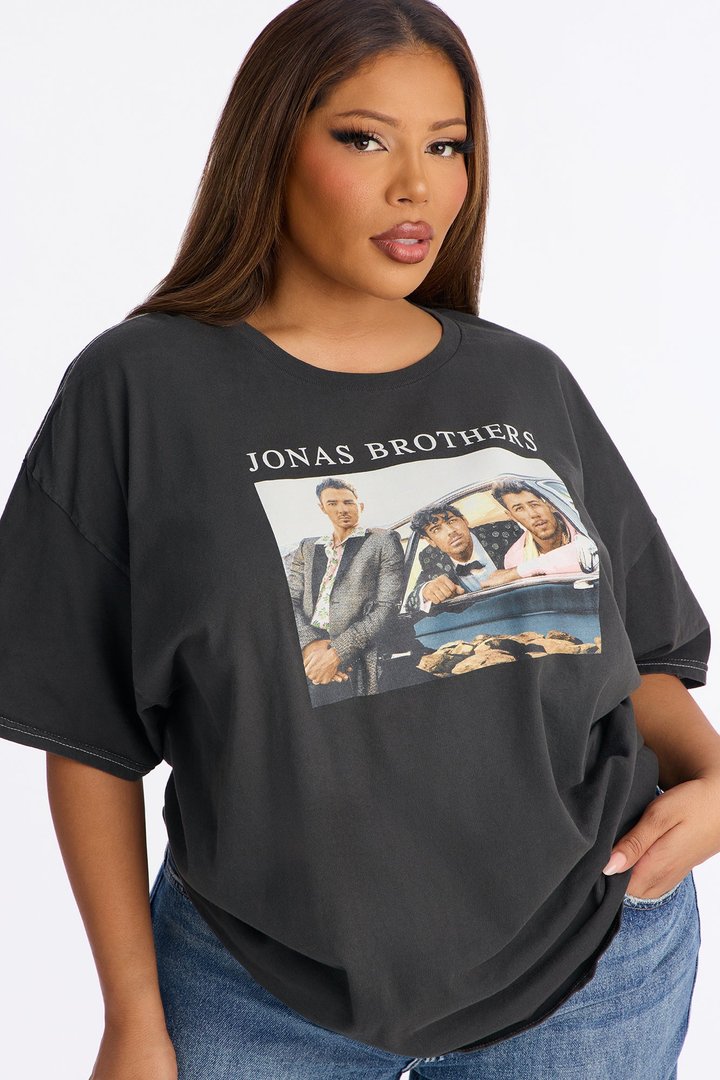 Jonas Brothers Washed Tee - Black Wash