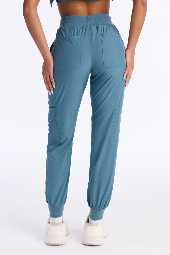 So Prepped Scrub Jogger Pant - Cerulean
