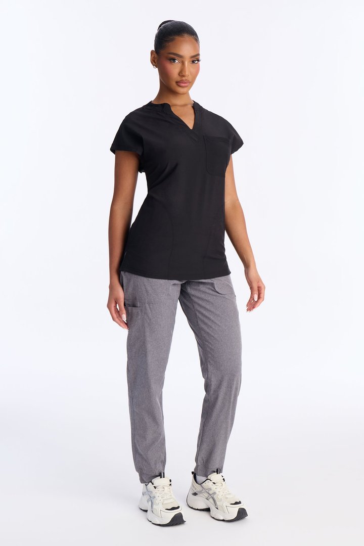 Pressed & Prepped Scrub Jogger Pant - Heather Grey