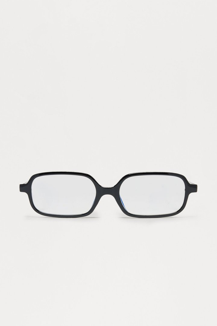 Mira Square Blue Light Glasses - Black