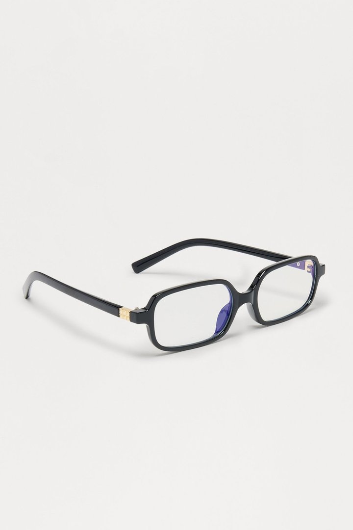 Mira Square Blue Light Glasses - Black