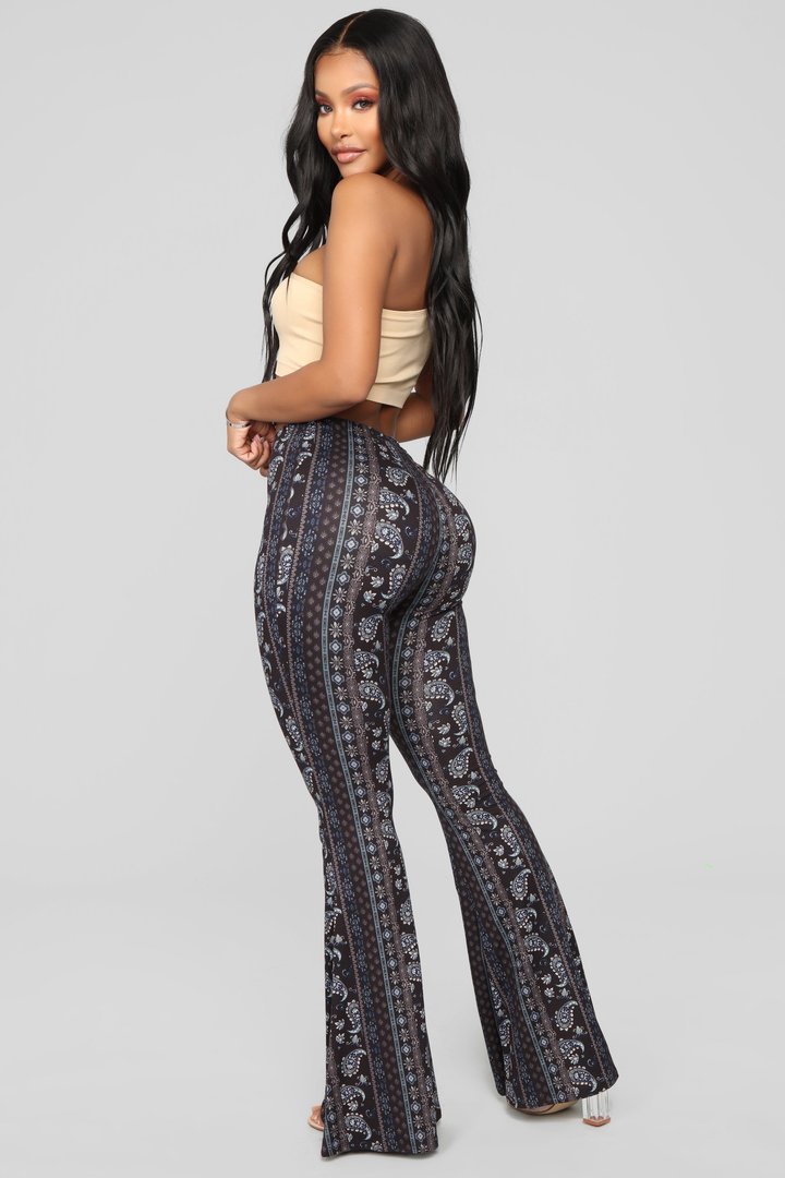Astrid Flare Pants - Black/combo