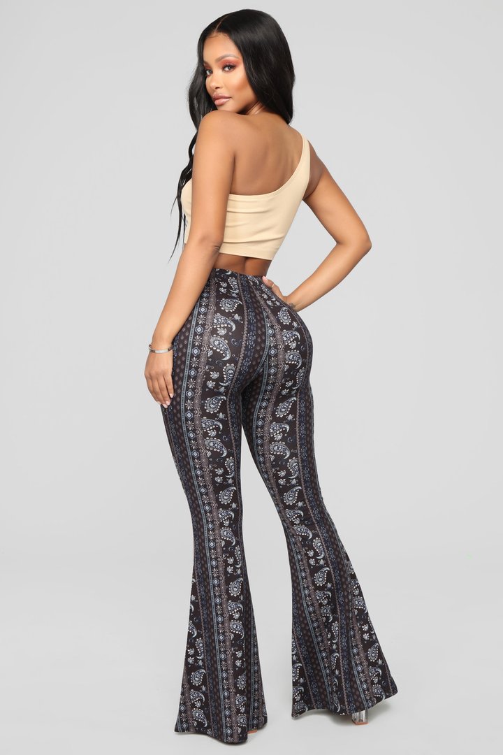 Astrid Flare Pants - Black/combo
