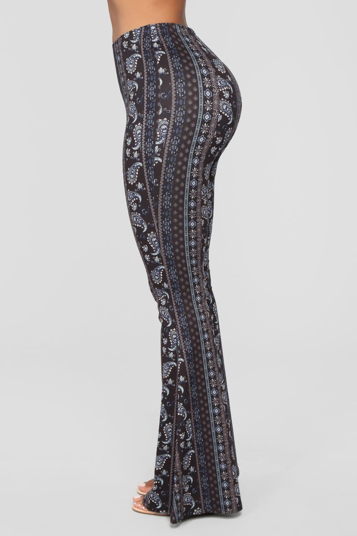 Astrid Flare Pants - Black/combo