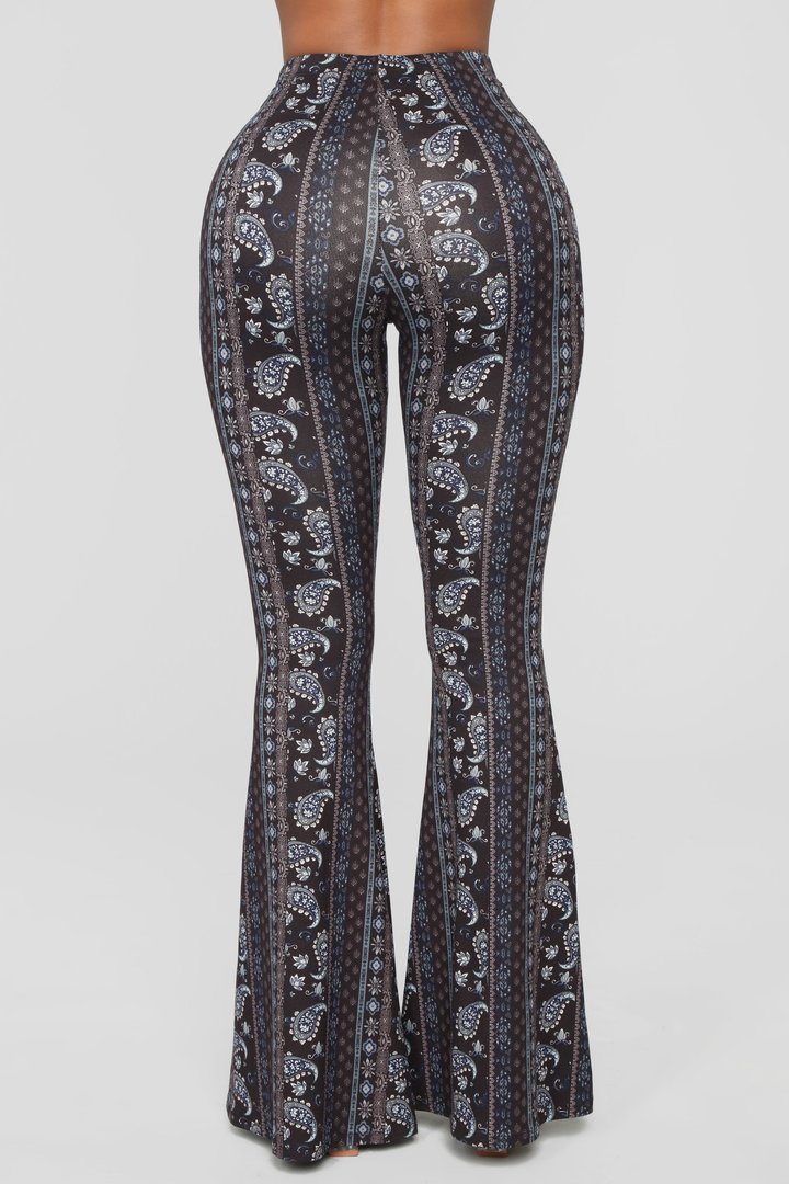 Astrid Flare Pants - Black/combo