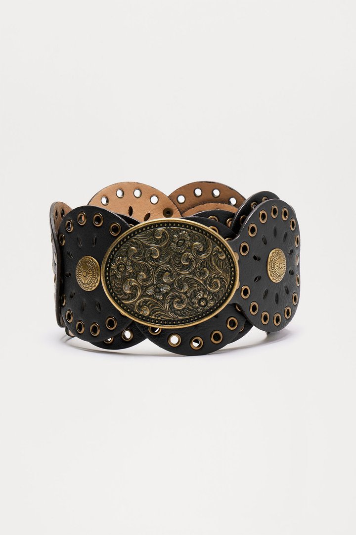 Gypsy Soul Wide Belt - Black