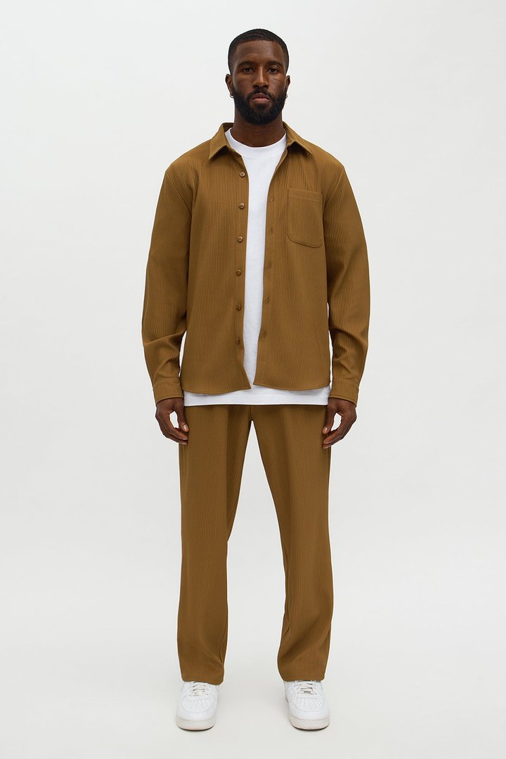 Show Up Long Sleeve Shirt - Bronze