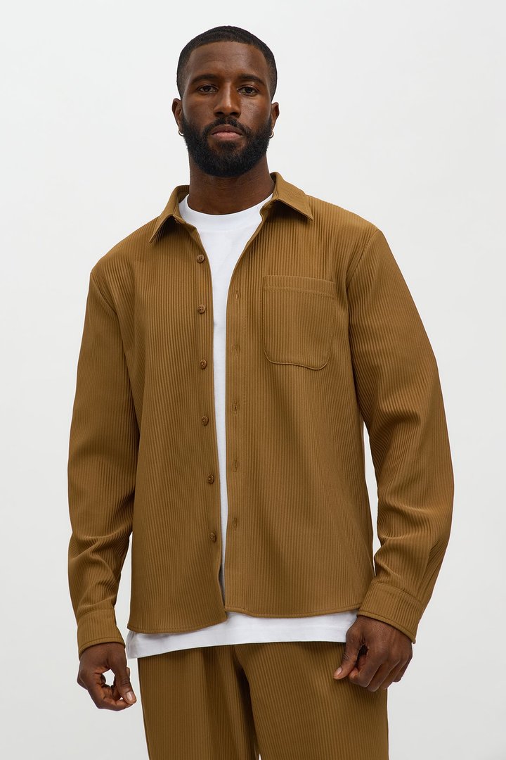 Show Up Long Sleeve Shirt - Bronze