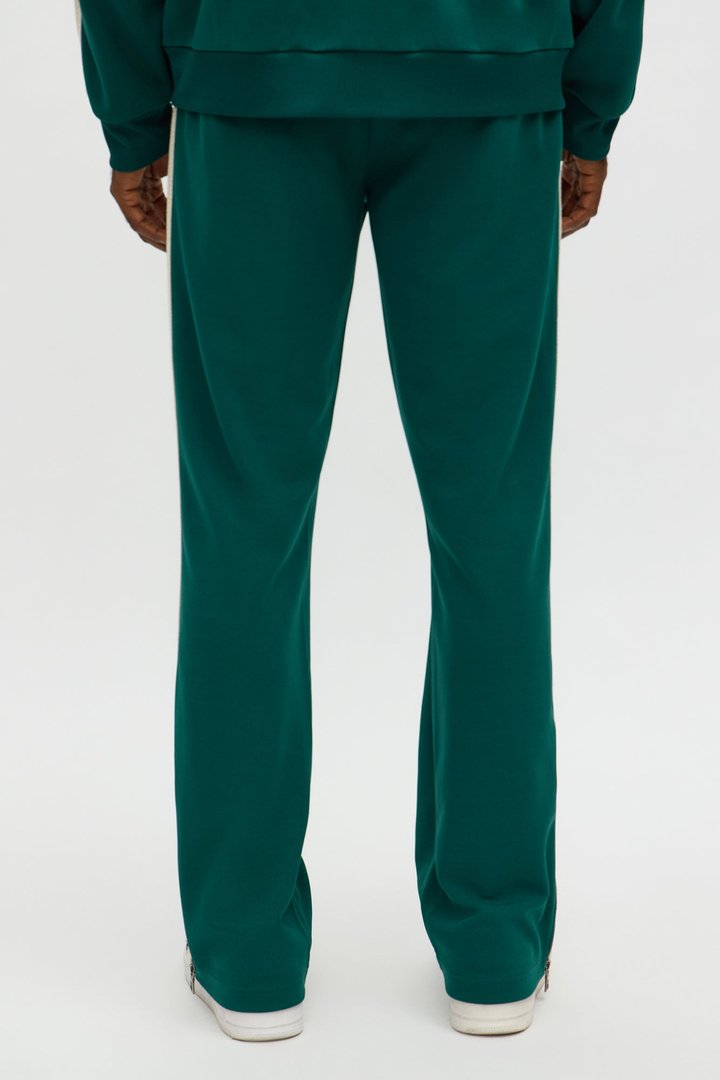 Dennis Slim Flare Track Pant - Green