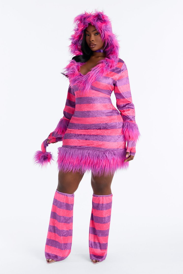 Magic Fantasy Kitty 4 Piece Costume Set - Pink