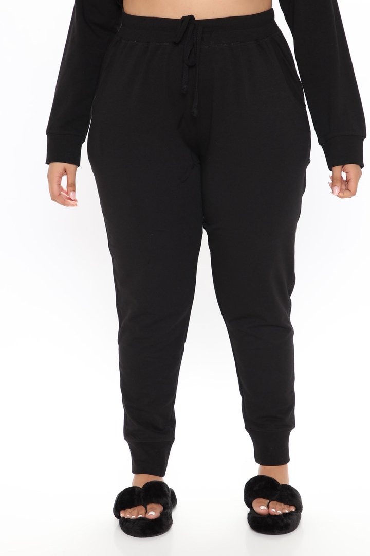 Latest And Greatest French Terry Jogger - Black