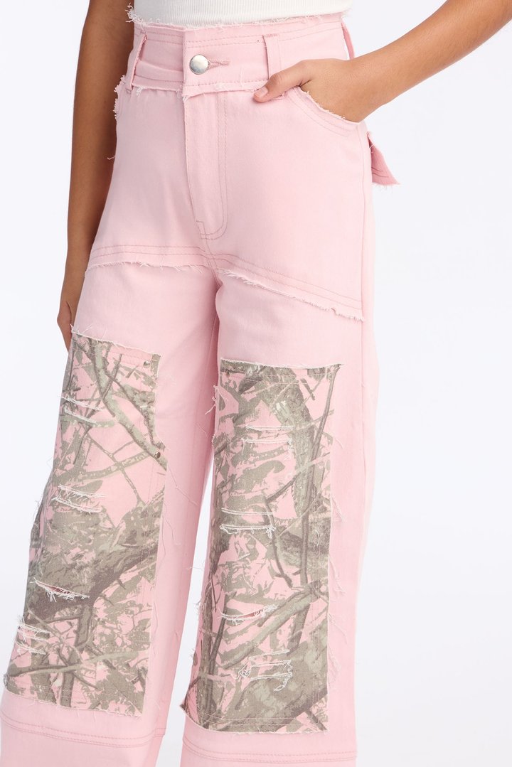 Mini Wild Side Jeans - Light Pink