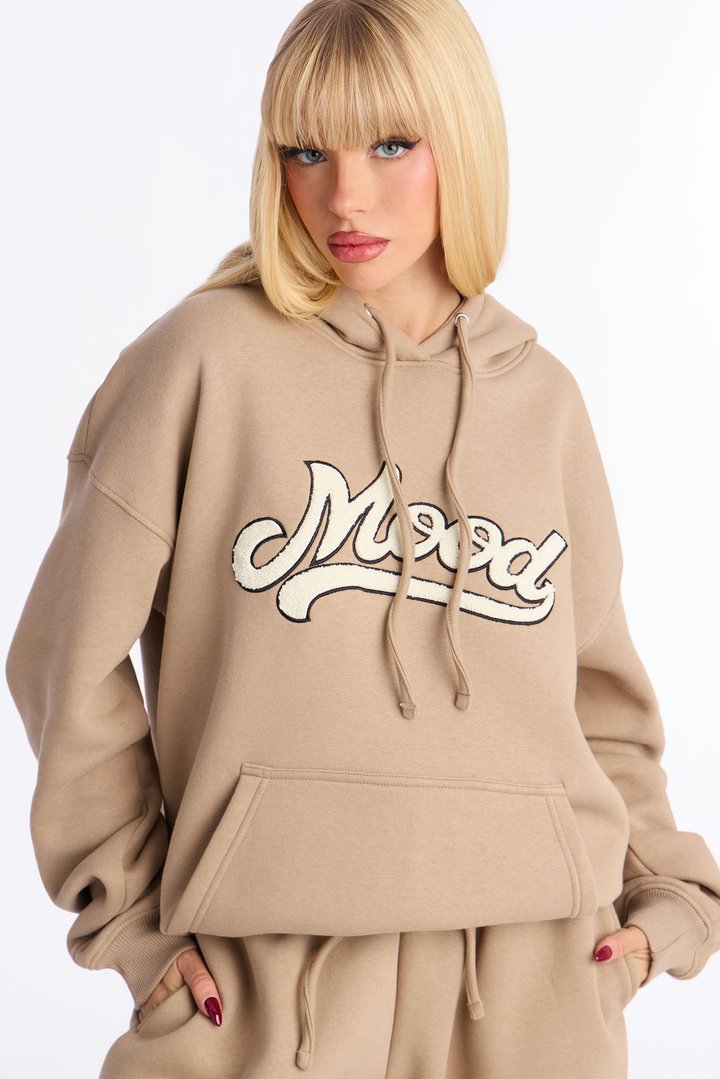 Mood Setter Fleece Jogger Set - Taupe