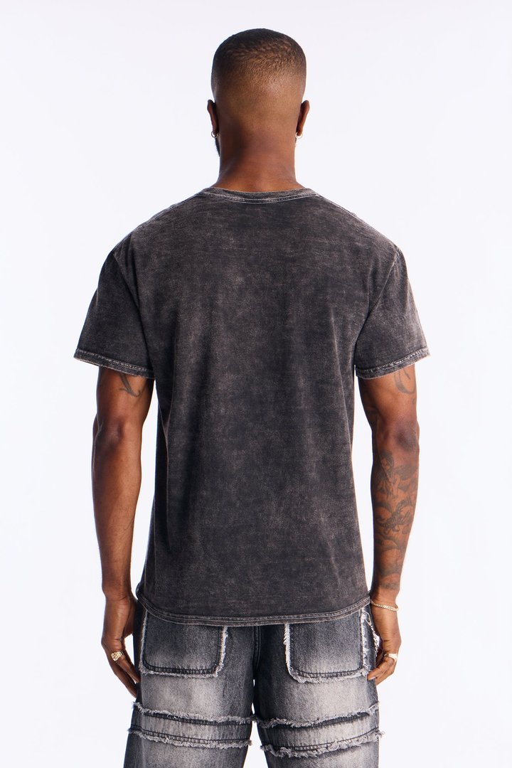 Snoopy Been Cool Vintage Wash Short Sleeve Tee - Black Wash