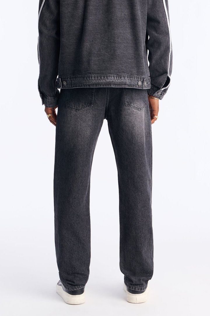 Slim Crochet Jean - Black Wash