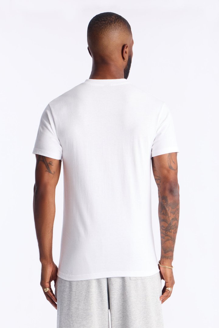 Holy Royal Cross Short Sleeve Tee - White