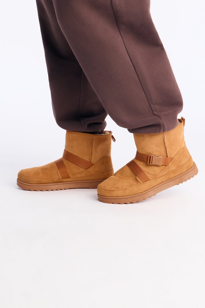Aspen Faux Suede Boot - Tan