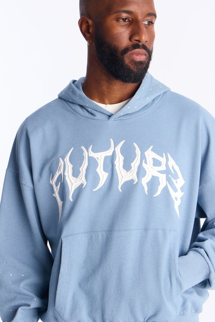 Future Fades Hoodie - Blue