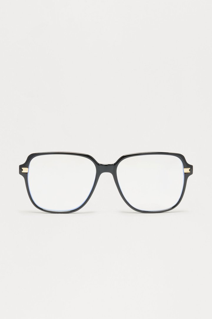 Office Hours Blue Light Glasses - Black
