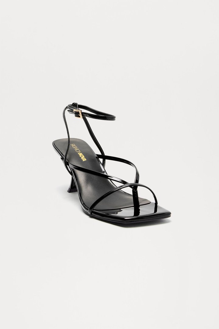 Nico Patent Heels - Black