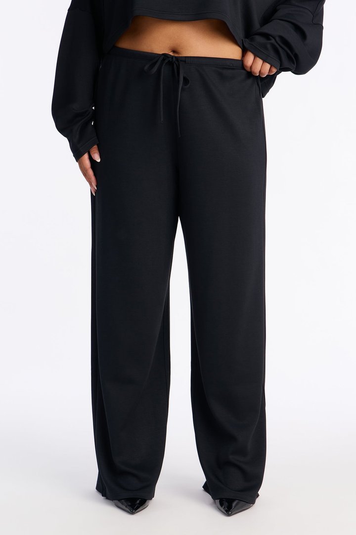 Match My Vibe Modal Lounge Pant - Black