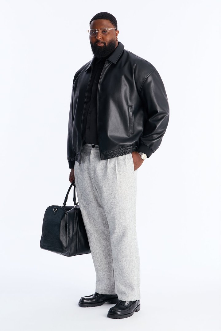 Straight Bleeker Pleated Trouser - Cream