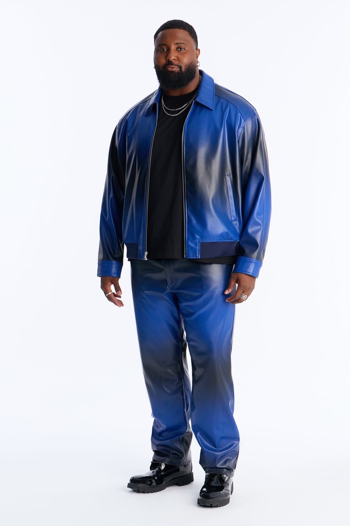 Straight Vintage Worn In Ombre Pant - Blue