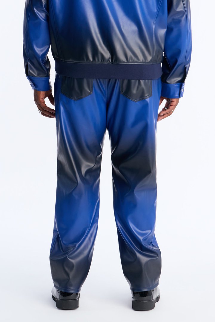 Straight Vintage Worn In Ombre Pant - Blue