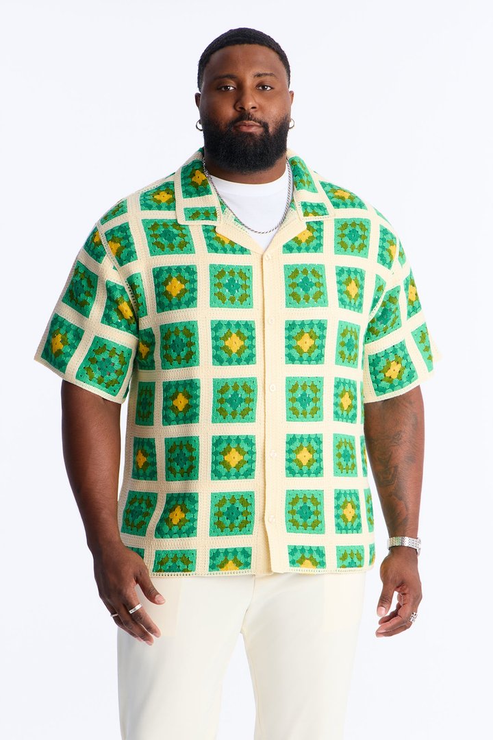 Nolan Textured Shirt - Green