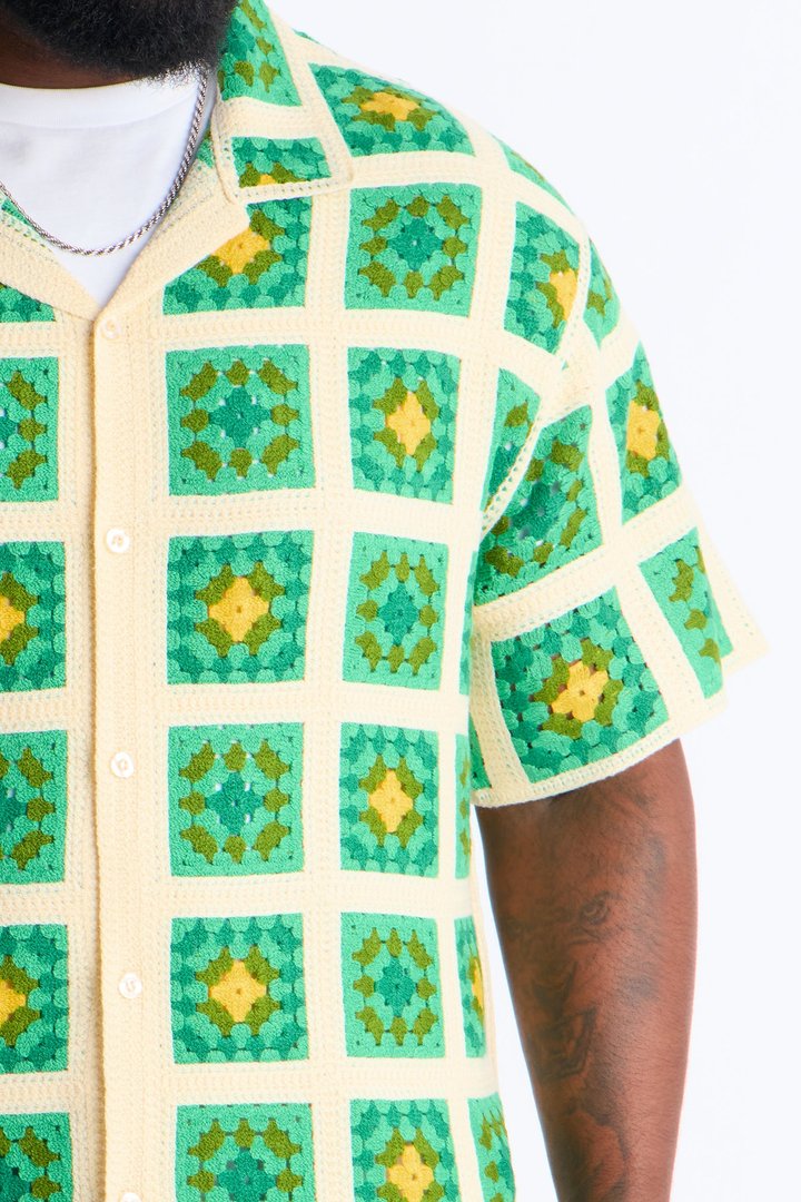 Nolan Textured Shirt - Green