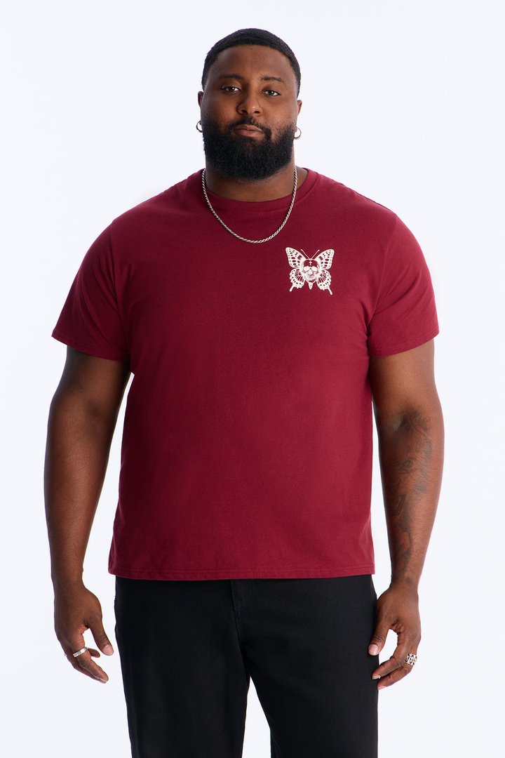 Cease The Day Short Sleeve Tee - Burgundy