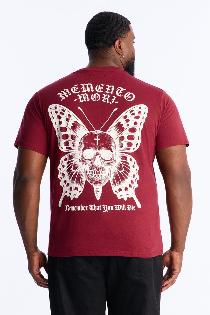 Cease The Day Short Sleeve Tee - Burgundy