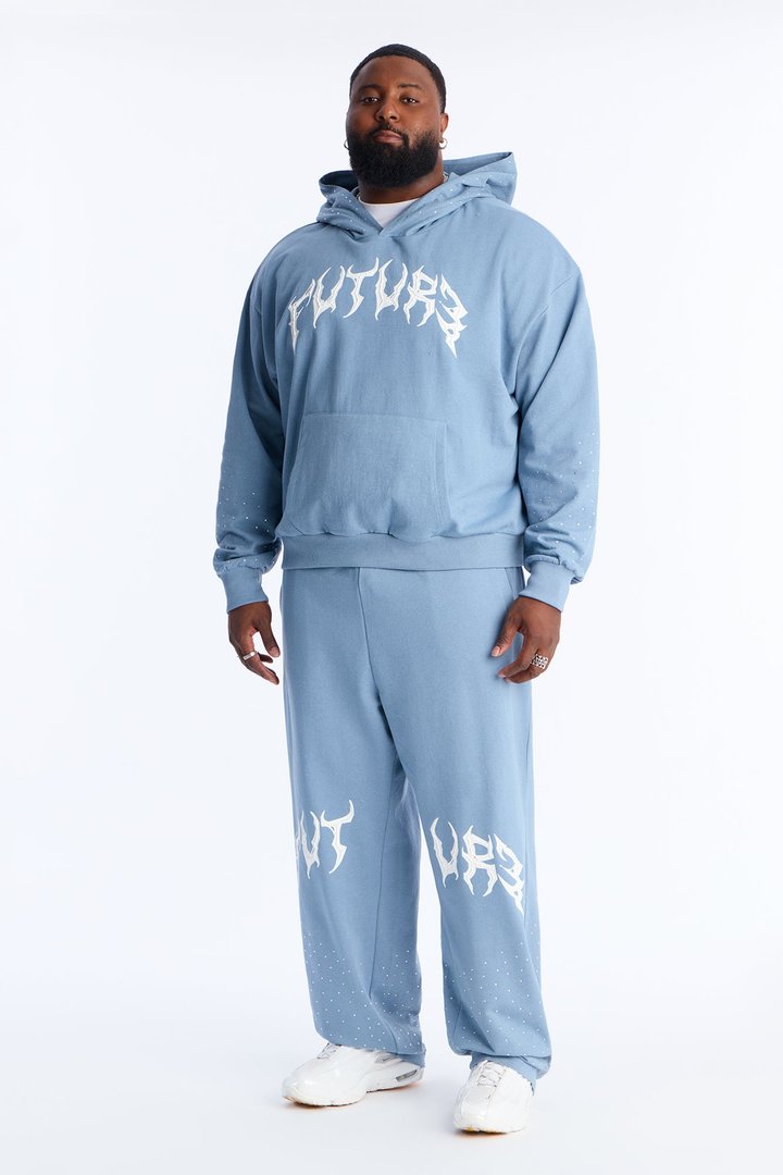Future Fades Hoodie - Blue
