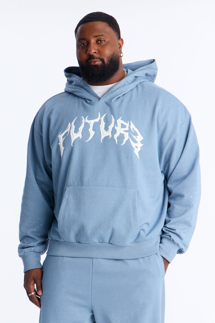 Future Fades Hoodie - Blue