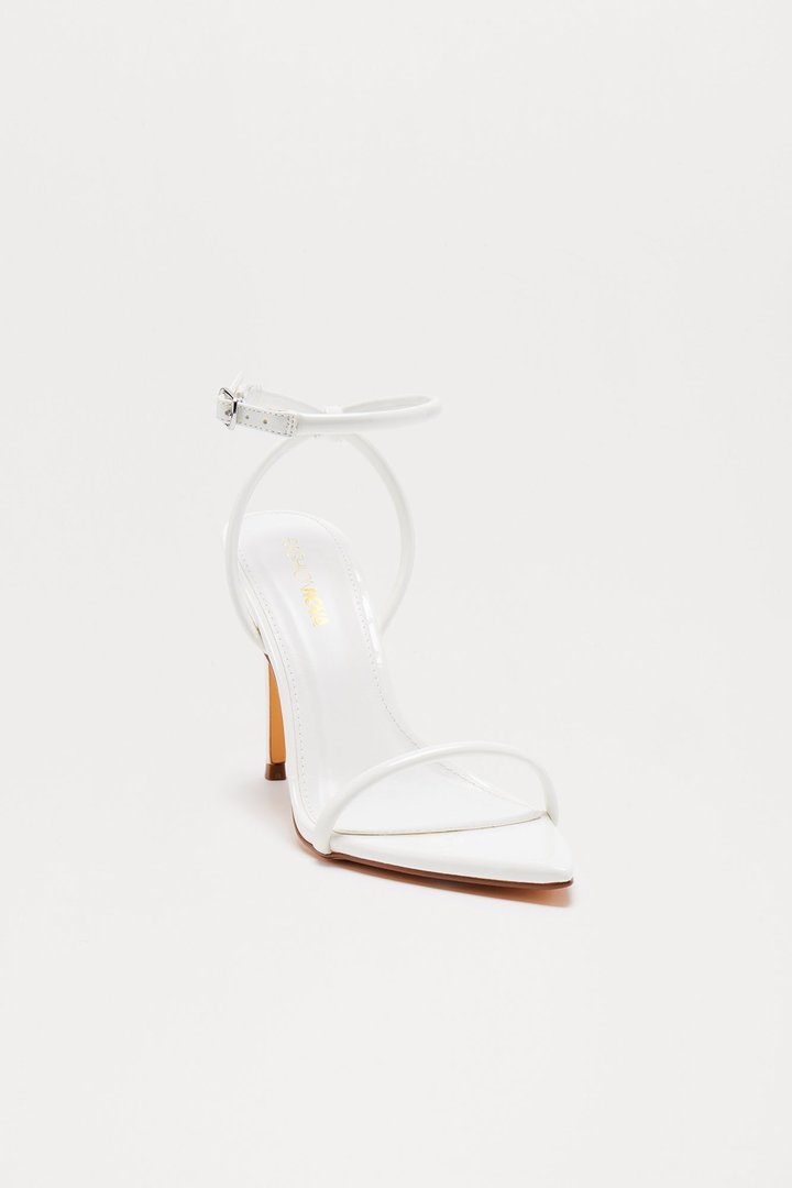 Take Me Places Heeled Sandals - White